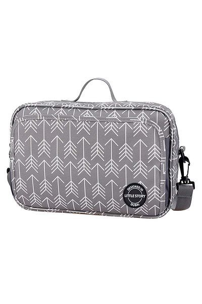 Generic Little Story Baby Diaper Changing Clutch Kit - Melange Grey