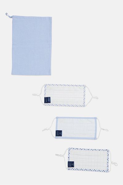 Gant Men 3 Pack Washable Face Mask, Multicolor