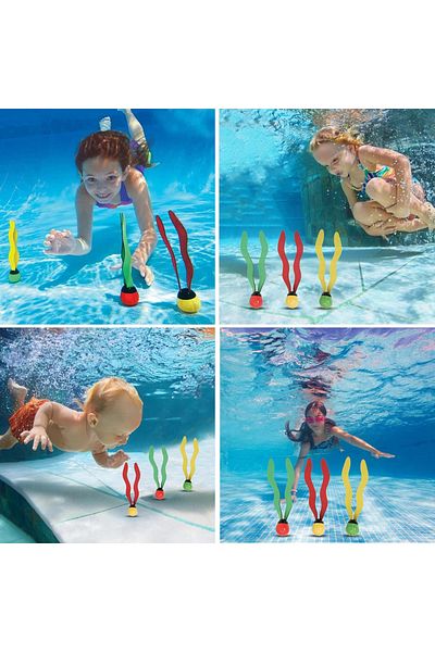 Sea Home Intex Colorful 3-Piece Enjoyable Underwater Game Diving Tutorial Pool Sea Toy M-55503