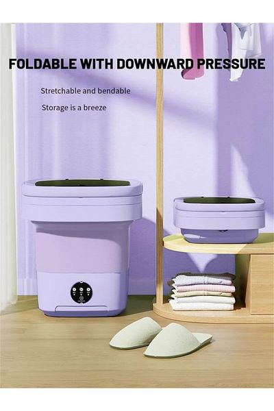 Gaintston 8l Portable Washer & Dryer – Foldable Mini Laundry Machine With 3 Modes For Delicates