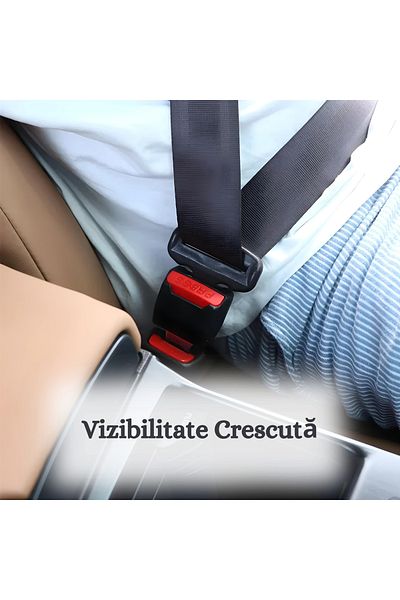 Generic Set of 2 Quality Seat Belt Adapters, Pregnant, Large Silhouette, Child Seat, Error Free