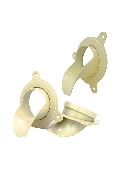 EBDAA HOME Roof and Rainwater Drainage Gutter - Beige - 4 Inch