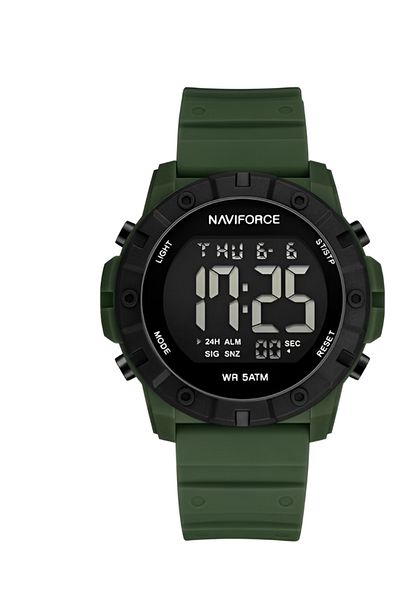 Naviforce Digital Sports Watch with Multifunctional Display Durable Strap Water Resistant