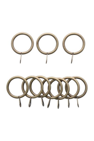 Generic Micasa 10-Piece Rings Antique Brass 19mm