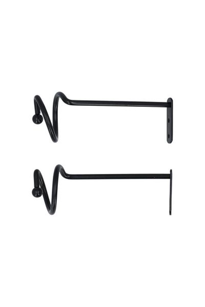 Generic Micasa 2-Piece Basic Tie Back Black