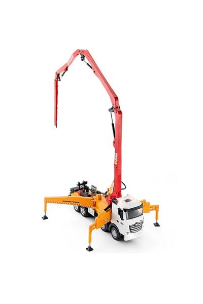 Huina Concrete pump truck Huina 1381 scale 1:18