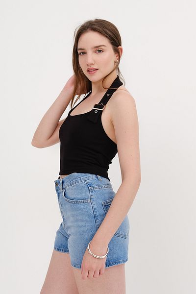 Addax Belt Detailed Blouse B13940