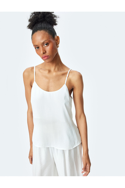 Koton New Season Thin Strap Satin Singlet
