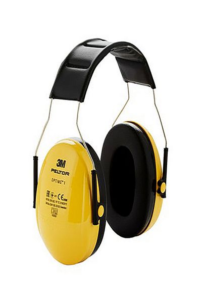 3M Peltor Optime 87-98 dB Comfort Lightweight Over The Head Safety Earmuffs
