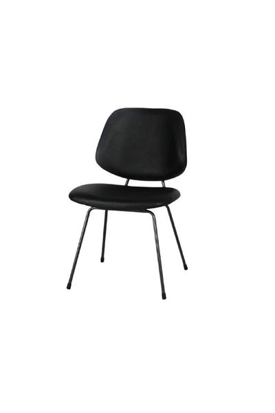 rexa Leather Lounge Dining Chair - 44 x 47 x 80 cm