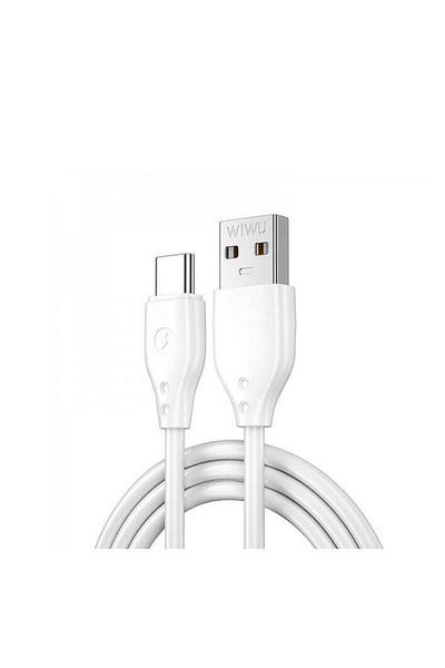 WIWU Wi-C001 Pioneer Usb To Type-C Charging Cable 2.4A 1M white