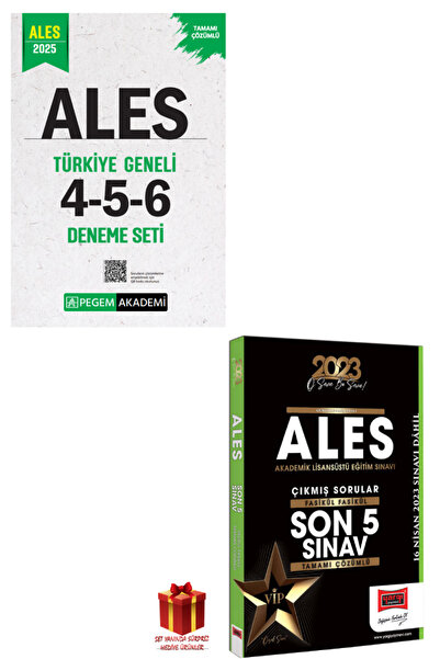 Pegem Akademi Yayıncılık 2025 Pegem Ales Türkiye Geneli Deneme Sınavları+Yarg...