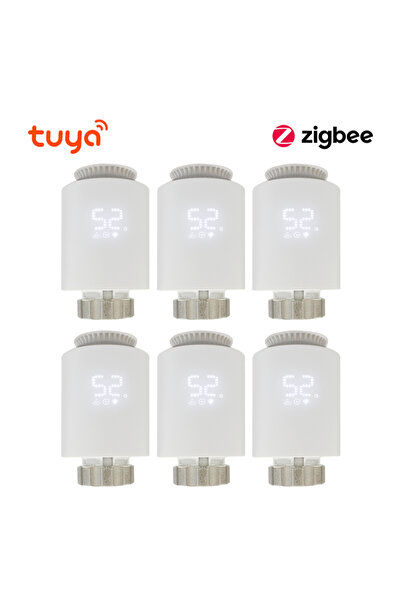 Choice3 صمام رادياتير حراري ذكي من نوع ZigBee 3.0 من Tuya، طراز ME167، عدد 6 ...
