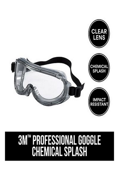 3M Chemical Splash and Impact Safety Goggles