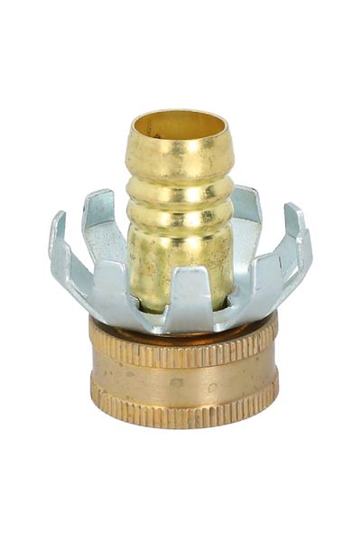 ACE 3/4inch Female Hose Clinch Coupling Gold and Silver
