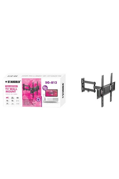 Generic STARGOLD Full Motion TV Bracket For Plasma/ LCD/ LED 32”-55” Maximum Hold Capacity 35kg,