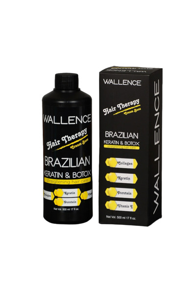 wallence Brazılıan 6 Ay Düz Saçlar Için Kopma Ve Yıpranmaları Durduran Kerati...