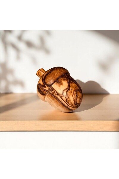 KILIÇAHŞAPCNC Ahşap Dekoratif Amaçlı Palamut - Palamut - Tekli Palamut - Süs ...