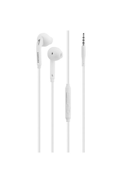 Samsung - Original Wired Earphones - 3.5mm, In-Ear, Microphone, Volume Control, 1.2m - White