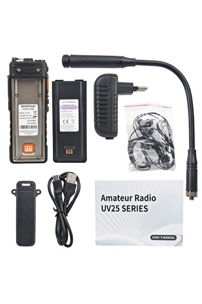 BAOFENG Portable Radio Station Baofeng UV-25, Maximum Power 10W, Multi-band, USB Type C charging, 5200mAh