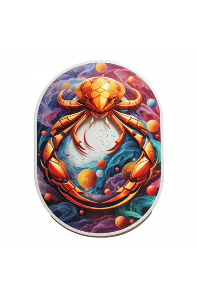 INOVATIX Set de 8 piese, autocolant scorpion, simbol zodiacal scorpion, INOVA...