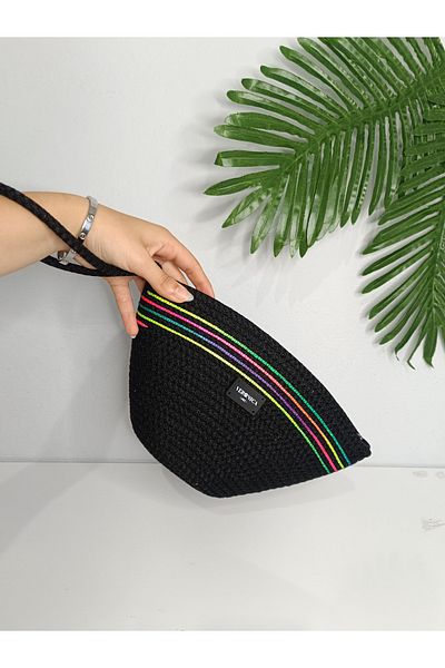 VeronicA Clutch Handbag, Polyester Tress Bag, Makeup Bag
