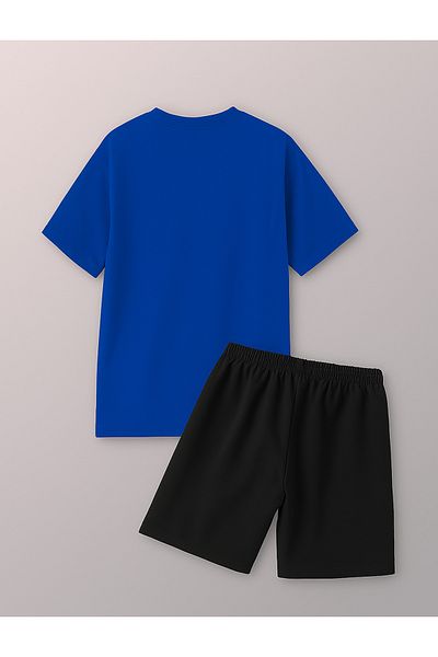 uyguntarz Unisex-Shorts-Set mit Mood-Print-Design