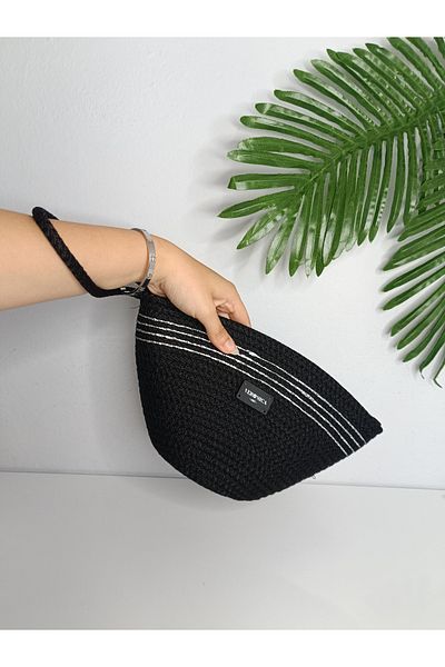 VeronicA Clutch Hand Bag ,Polyester Tress Bag