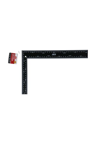 ACE Angular Design Durable Steel Carpenters Square Black 20 x 30cm