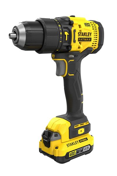 Stanley V20 18V Compact and Ergonomic Fatmax Cordless Drill Kit