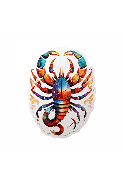 INOVATIX Set de 8 piese, autocolant scorpion, simbol zodiacal scorpion, INOVA...