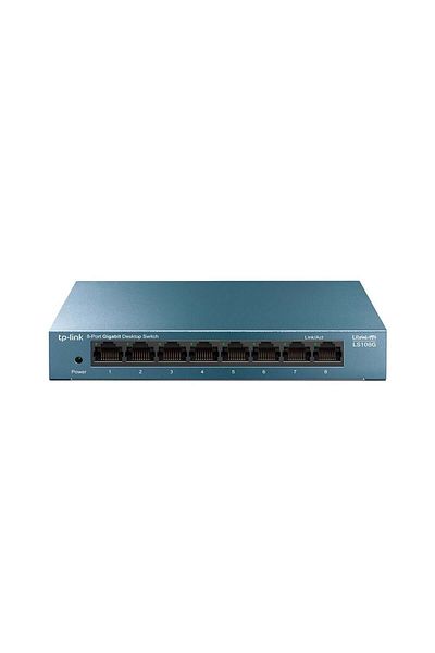 TP-LINK 8 منافذ 10-100-1000 ميجابت في الثانية حافظة معدنية Ls108g