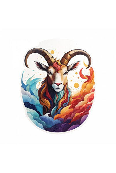 INOVATIX Σετ 8 τεμαχίων, Αυτοκόλλητο με το σύμβολο της κατσίκας του ζωδίου Αι...