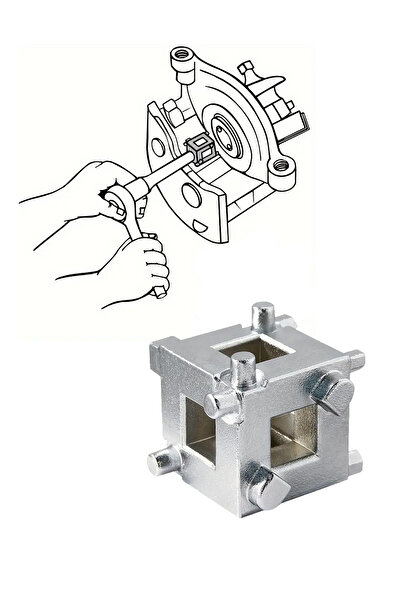 dorf Fren Itme Aparatı Piston Kaliper Sıkıştırma Apartı Tek Parça 3/8