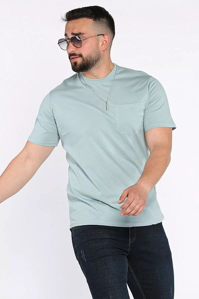 MİSHAR İTALİA Ανδρικό T-Shirt με τσέπες με αξεσουάρ μέντας