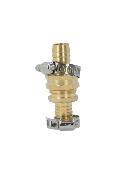 ACE Male and 1 Female Hose Connector Gold and Silver