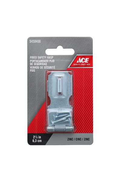 ACE Fixed Safety Hasp Chrome 2.5inch