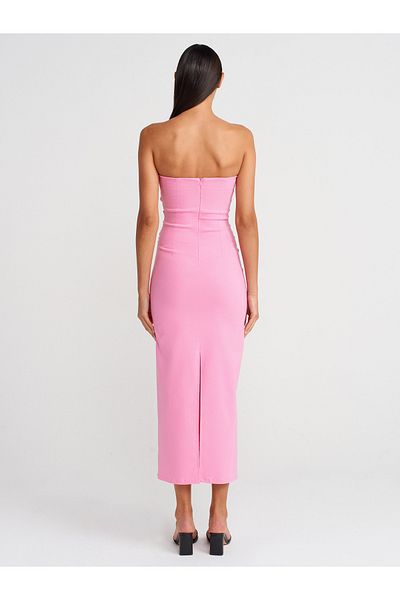Dilvin Dress - Pink - Maxi