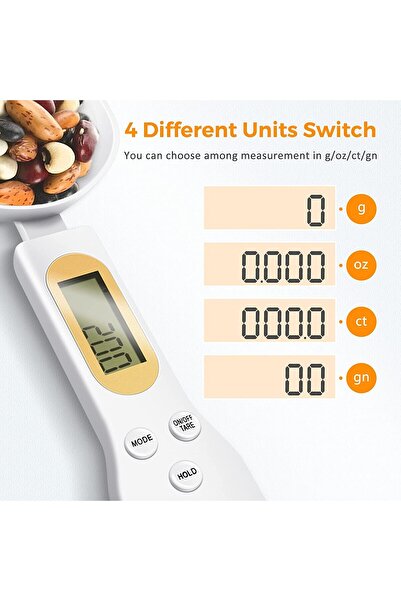 Generic Digital Spoon Scale 500g – Precise Lcd Measuring Spoon For Baking, Coffee, Cooking & Pet Nutrition