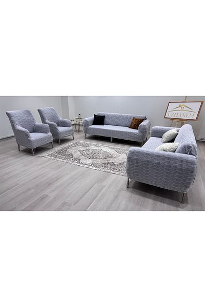uzhanem 3 3 1 1 Stretch Elastic Flexible Washable Jacquard Sofa Cover Set Sofa Cover