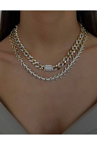 h&b design jewel Vip Balık Sırtı Tasarım Kolye