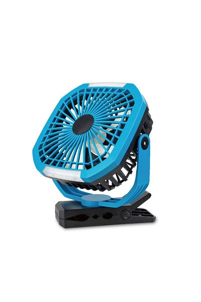 Generic STARGOLD Rechargeable Clip-On Desk Fan, 4 Speeds, 360° Rotation, USB Portable Quiet Office Fan