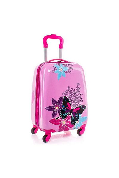 OEM 18 inch cartoon children's cabin trolley for girls, ZUBI HOME, with 4 wheels, PINK