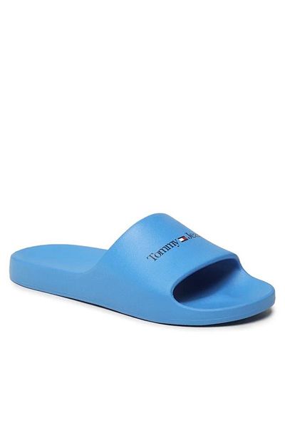 Tommy Jeans Basic Slide Flip Flops EM0EM01144 Blue