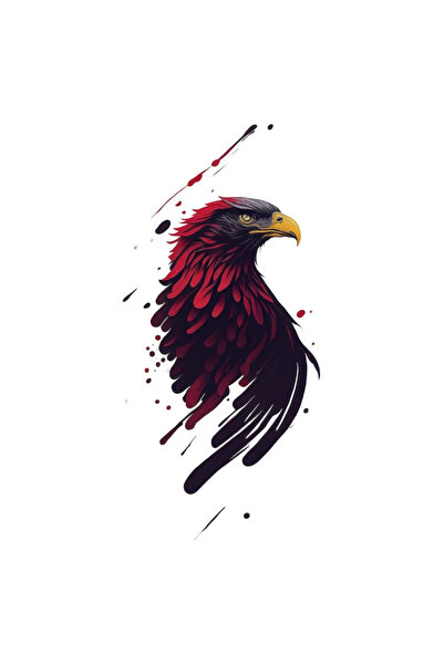 INOVATIX Set of 8 pieces, Eagle Head Sticker, INOVATIX®. 6 cm