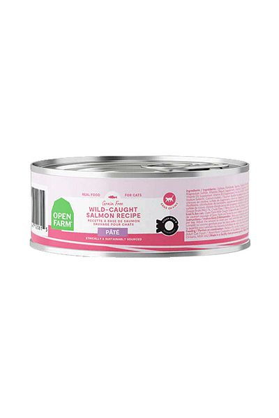Open Farm Wild Caught Salmon Pate Wet Cat Food - 150G Pack of 6