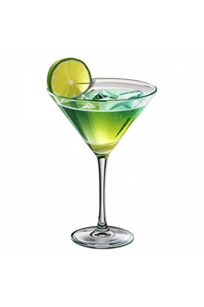INOVATIX Set of 8 pieces, Sticker Cocktail gimlet, INOVATIX®. 6 cm
