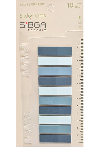 sibga tasarım Transparent Colored Postit Post-it Post It.Bookmark Bookmark Postit Sticker Note Paper 200 Sheets