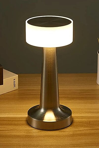 Cata Noas Altın Renk Denver Şarjlı Masa Lambası - Dokunmatik Ct-8436