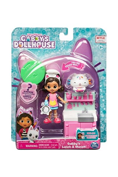 SPIN MASTERR Gabbys Dollhouse Gabby' nin Mutfak Oyun Seti